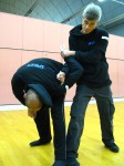 Sifu Sapir Tal instructing security forces self defense Training