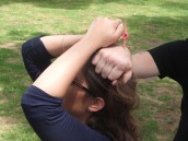 Spikey techniques for women's self-defense