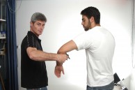 Sifu Sapir showcasing various Spikey self defense techniques